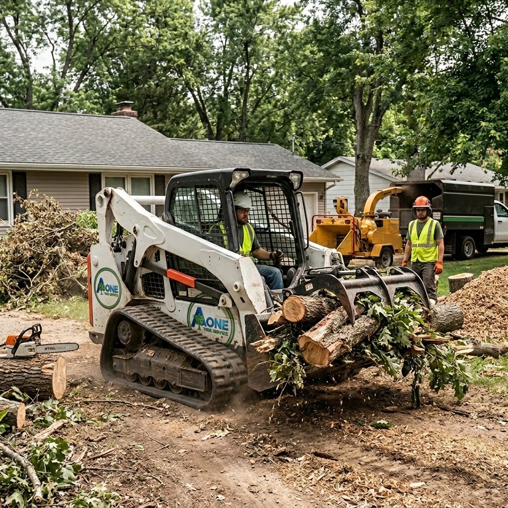 Bobcat Loader Tree Removal Rochester NY