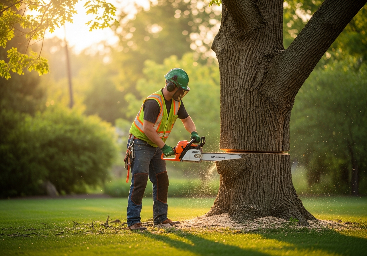 Professional tree removal service in Chili NY by A-One Tree Services