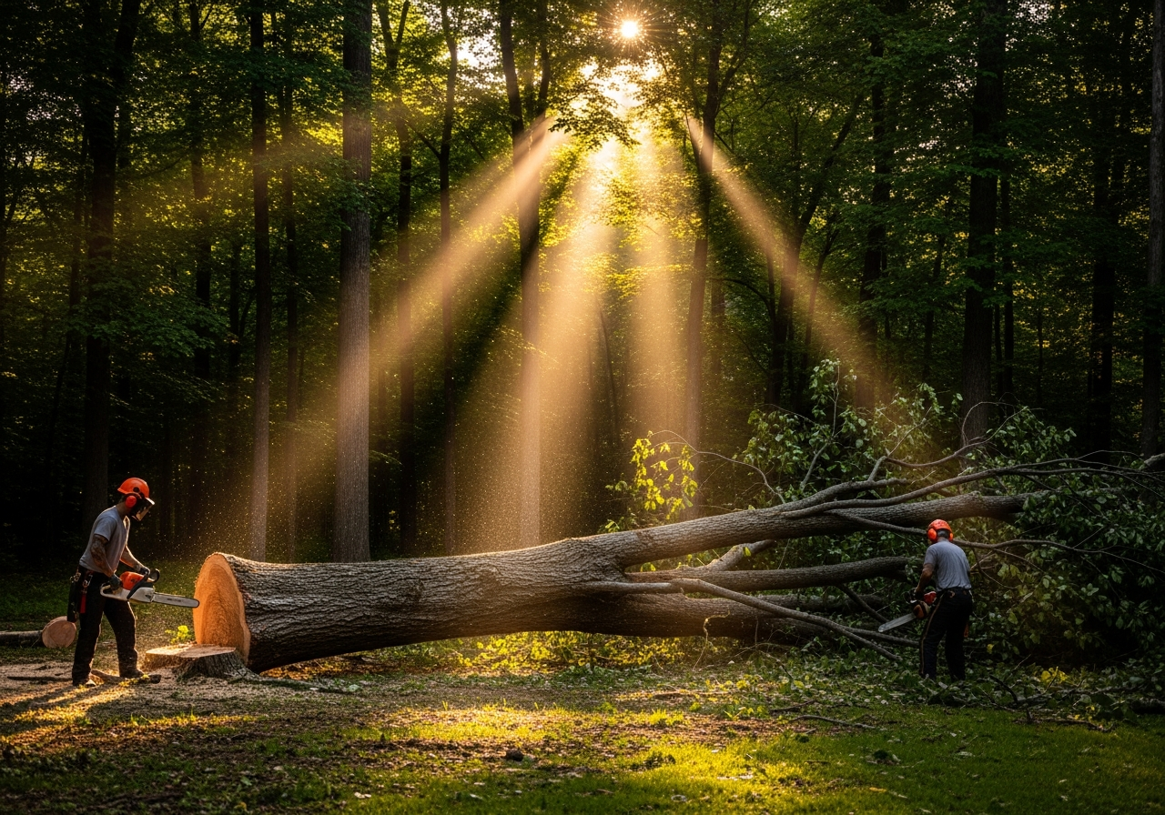 Professional tree service crew in Mendon NY