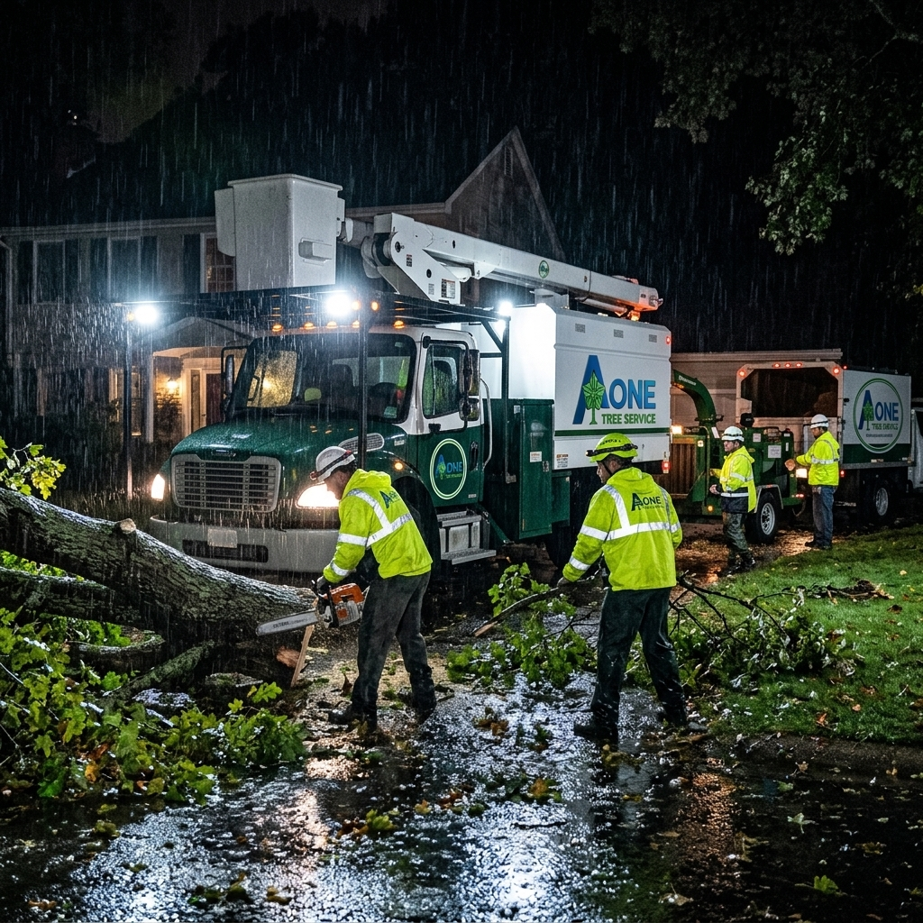 Professional tree removal service in Spencerport NY by A-One Tree Services