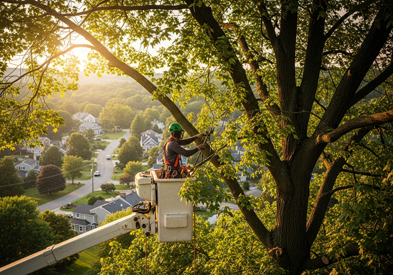 Tree trimming and pruning service in Chili NY