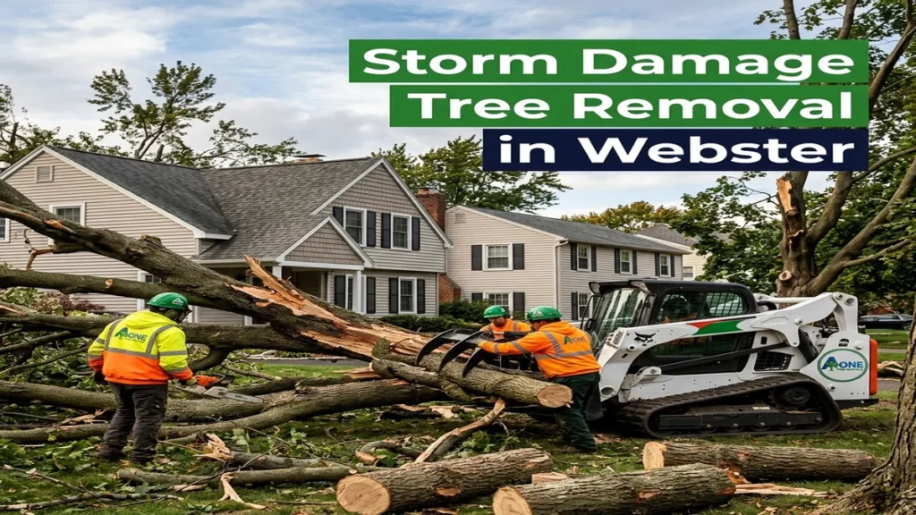 Storm Damage Tree Removal in Webster NY