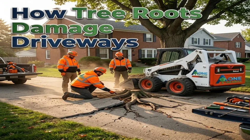 How Tree Roots Damage Driveways and Foundations