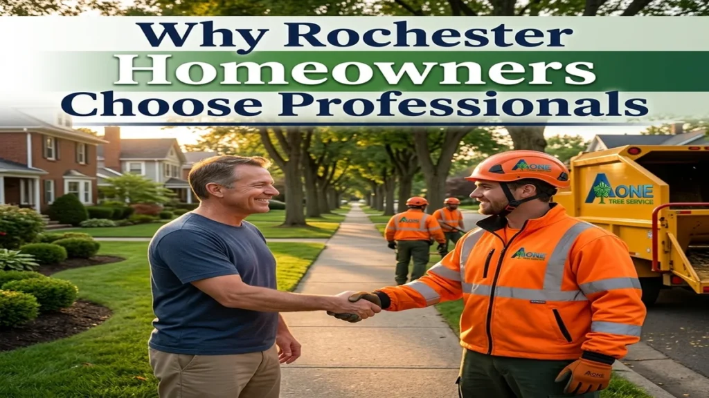 Why Rochester Homeowners Choose Professional Tree Services